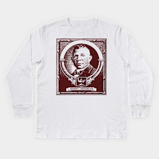 Booker T. Washington Kids Long Sleeve T-Shirt